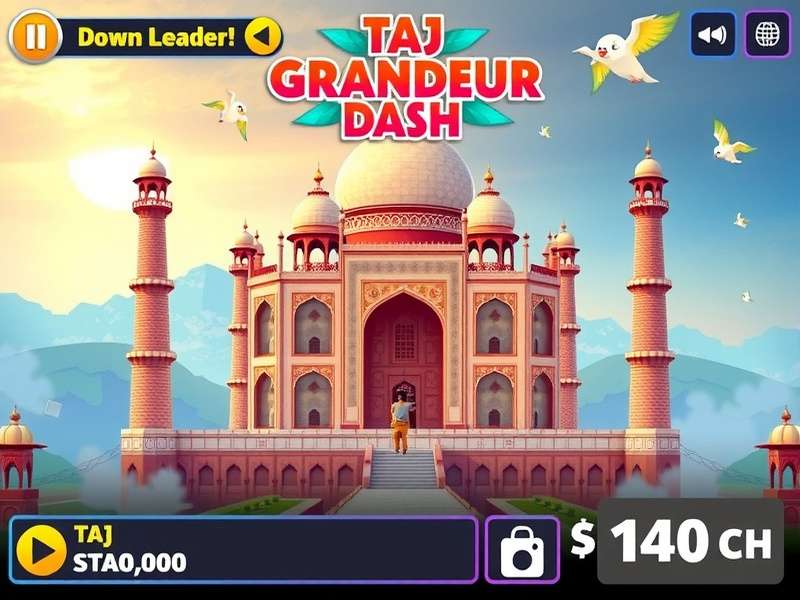 Taj Grandeur Dash Game Screenshot